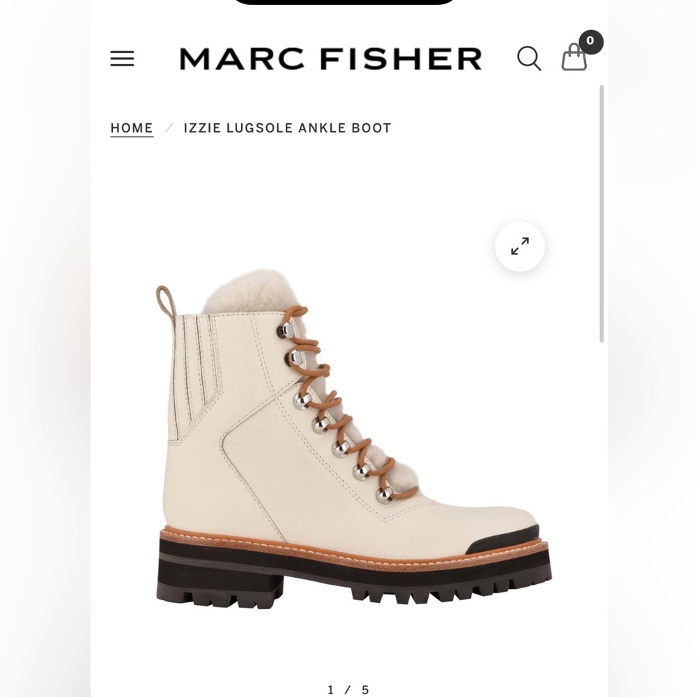 MARK FISHER IZZIE LUGSOLE ANKLE BOOT